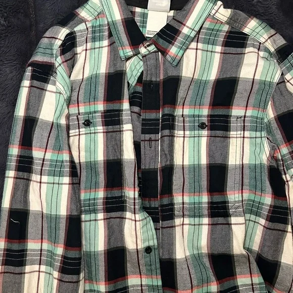 North Face Arroyo Flannel Shirt 100% Cotton Men’s XL Outdoor Hiking - Picture 4 of 6